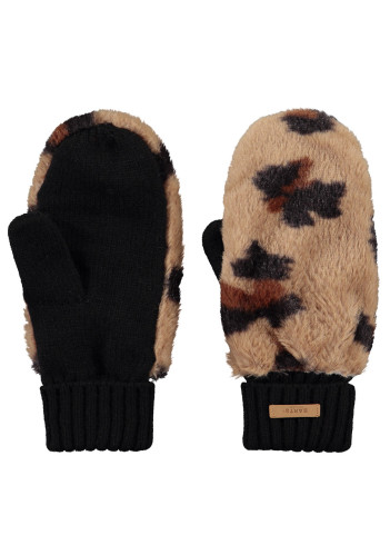 Barts Dorothy Mitts Print Brown